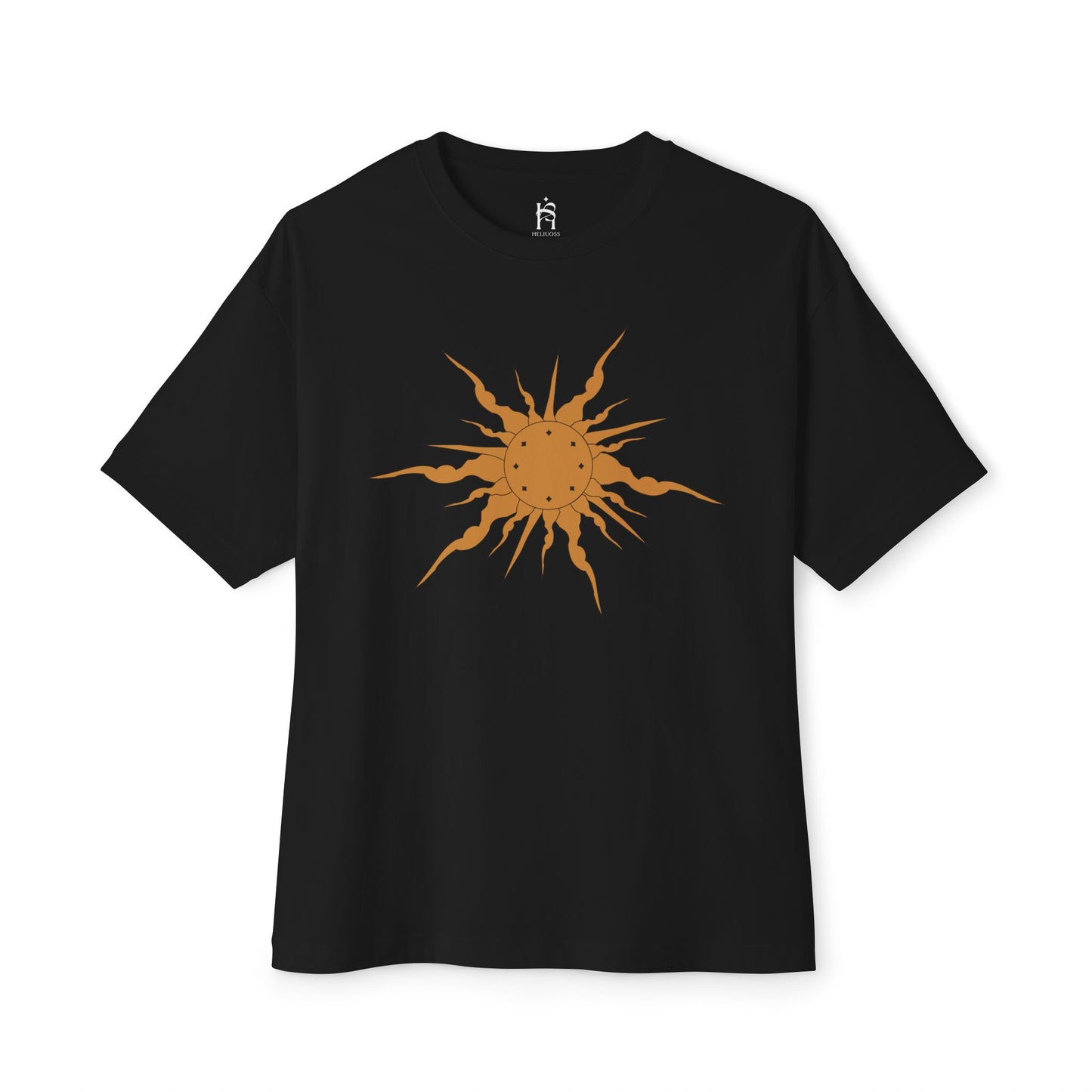Sunburst Unisex Oversized Boxy Tee - Cozy Casual Wear